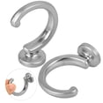 thumbnail image 4 of Miangastore Traditional Curtain Holdback Tieback Hooks Silver 2Pcs 1.9In, 4 of 9