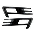 thumbnail image 4 of 2 uds., cubierta de luz antiniebla, accesorios de modificación frontal, reemplazo de estilo de coche, embellecedor de rejilla de parachoques para Negro Baoblaze Cubierta embellecedora de faros antiniebla, 4 of 6