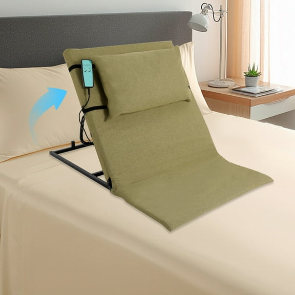 Electric Assisted Wake-Up Device - Adjustable Electric Lifting Mattress Bed Backrest for Comfortable Sleeping and Sitting (Green) - Ideal for Home, Hospital, or Elderly Care