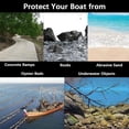 thumbnail image 4 of Keel Guard for Fiberglass Boat Bass Aluminum Boats, Boat Keel Protector Guard Hull Protector Shield Protects from Rocks Ramps Scratches Damage, Self-Adhesive DIY 5 Inch Wide x 4 Feet to 9 Feet Length, 4 of 5