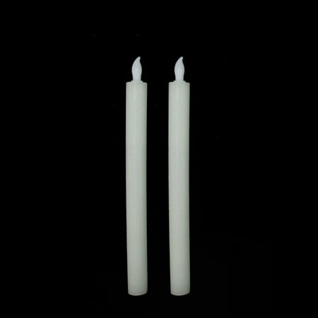 flameless candles battery led operated flickering taper christmas lighted wax walmart northlight timer