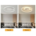 thumbnail image 4 of 50cm Dimmable LED Ceiling Light Acrylic Round Chandelier Ceiling Lamp +Remote, 4 of 22