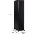 thumbnail image 3 of Klipsch Reference R-610F Floorstanding Speaker, Black, Pair, 3 of 3