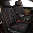 thumbnail image 2 of Car Seat Covers for Nissan Rogue 2008-2025 2026,Premium leather Car Seat Cover Compatible Airbag Automotive Interior Accessories(Red,Full Set(2 Row 5 Seats)), 2 of 9