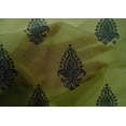 thumbnail image 4 of oneOone Cotton Silk Fabric Leaves|Floral & Paisley Block Print Sewing Fabric BTY 42 Inch Wide, 4 of 4