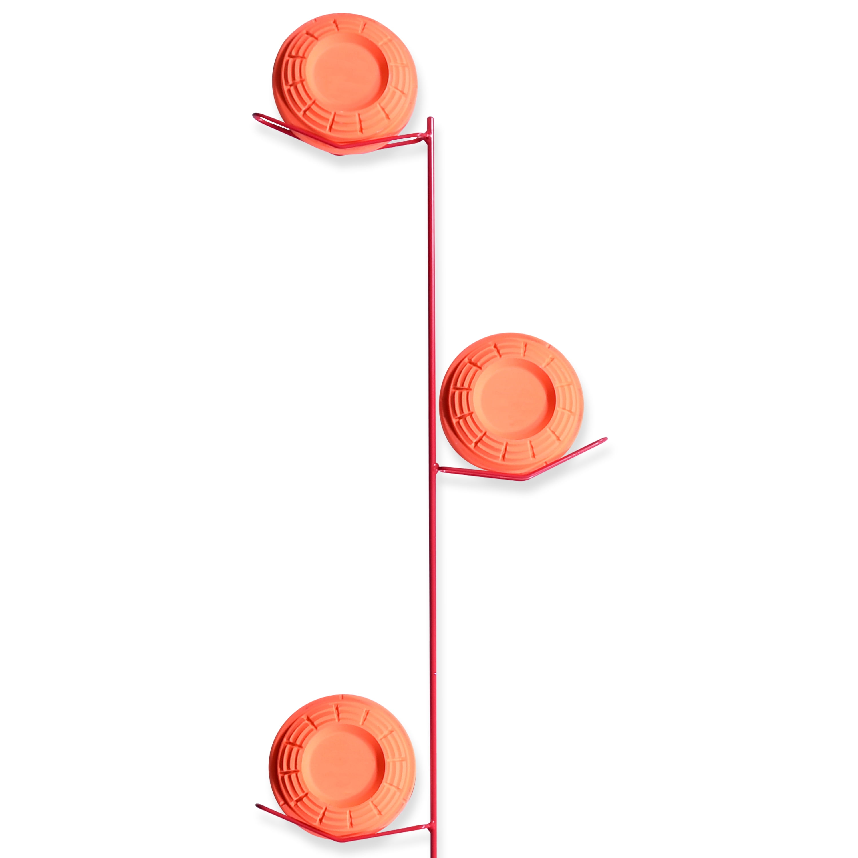 GoSports Outdoors Tri-Tower Steel Clay Pigeon Holder, 3 Pack, Shooting Practice Clay Target Stands