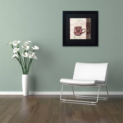 Trademark Fine Art "Patisserie XIII" Canvas Art by Color Bakery Black Matte, Black Frame