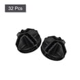 thumbnail image 3 of Uxcell 36x23mm Plastic Wire Cube Connectors, Round Grid Buckle Clip, Black, 32Pack, 3 of 5