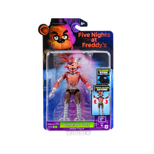 Five Nights at Freddy's フォクシー フィギュア Five Nights at Freddy's Withered Foxy Action Figure - Walmart.com