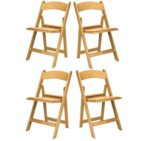 Gold Bullion Folding Chair with Gold Seat - Steel Skeleton - by Chivari