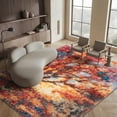 thumbnail image 3 of Safavieh Gypsy Henderson Abstract Area Rug, Rust/Blue, 3' x 5', 3 of 9