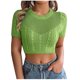 thumbnail image 2 of mfyjkho Tops De Gimnasio Para Mujer, Blusa Informal De Manga Corta Con Cuello Redondo, Holgada Y Lisa, Para Mujer Tops De Tallas Grandes M, 2 of 5