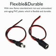 thumbnail image 4 of 50 Pairs DC Power Cable 12V 5A Plugs Male Female Connectors for CCTV Security Camera Pigtail Power Adapter Connectors (5.5mm x 2.1mm ), 4 of 5