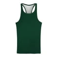 thumbnail image 2 of Gephdiin Tank Tops Men Sleeveless Shirts for Men Men Tank Topsslim Casual Basic Vest Mens Shirts Mens Compression Tank Top Polyester Green Xxl, 2 of 5