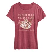 Instant Message - Nashville Guitar - Women's Short Sleeve Graphic T-Shirt