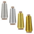 thumbnail image 1 of 4 rollos de hilos de colores para manualidades, exquisitos hilos de coser, prácticos hilos de coser, hilos artesanales, 1 of 5