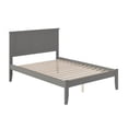 thumbnail image 1 of Bowery Hill  Madison Full Solid Wood Platform Bed in Grey, 1 of 7