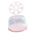thumbnail image 4 of DOLITY Porte-Gâteau avec Poignée Pliable Porte-Gâteau Base de Gâteau Ronde de Service 8 Po avec Grille, 4 of 7