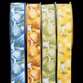 thumbnail image 2 of The Ribbon People Orange Tropical Fruit Print Cotton Wired Edge Craft Ribbon 1.5" x 22 Yards, 2 of 2