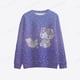 thumbnail image 3 of Sudadera con cuello redondo y manga larga con estampado de Hello Kitty para mujer, ropa de otoño, estilo informal, con dibujos animados, estilo japonés, 3 of 5