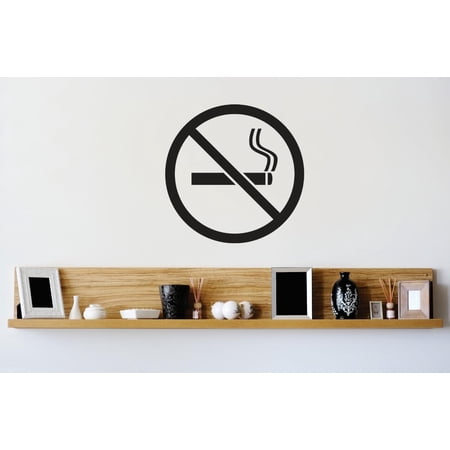 New Wall Ideas No Smoking Symbol Diagram Sign Logo Image 12x12 Inches
