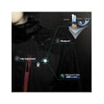 thumbnail image 5 of Little Donkey Andy Men's Waterproof Rain Jacket Lightweight Breathable Raincoat with Detachable Hood for Hiking Golf Travel Black/Black L, 5 of 7
