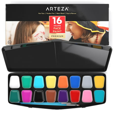 Arteza Face Paint 16 Colors Kit