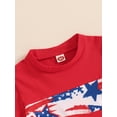 thumbnail image 6 of Nygoyerh Toddler Baby Boys 4th of July Outfits 6M 12M 18M 24M 3T 4T Stars Stripes Print Short Sleeve T-shirt with Shorts 2Pcs Kids Casual Summer Short Pants Sets, 6 of 9