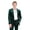 Hunter Green, variant on BARABAS Men's Velvet Shiny Finish Peak Lapel Blazer 3BL04