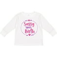thumbnail image 3 of Inktastic Sassy Since Birth, Sassy, Sassy Girl, Arrow, Hearts Girls Long Sleeve Toddler T-Shirt, 3 of 5