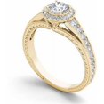 thumbnail image 2 of 1-1/4 Carat T.W. Diamond Single Halo Engagement Ring in 14kt Yellow Gold, 2 of 5