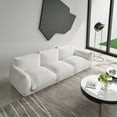 thumbnail image 1 of The Magic Home Canapé d'Angle Modulaire 3 Places en Chenille Beige,, 1 of 12