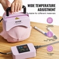 thumbnail image 3 of VEVOR Hat Press Machine, Mini Hat Heat Press for Caps with Integrated Control Panel, Cap Heat Press Machine with 5.9x3.15 inch Curved Heating Plate, Safety Base,and Glove,Automatic Shut-Off,Purple, 3 of 9