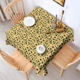 thumbnail image 2 of Yellow Sunflower Pattern Square Tablecloth,Waterproof Square Table Cover,Wipeable Spillproof Washable Table Cover for Home Kitchen Party Decor 42"X42"(107x107cm), 2 of 6