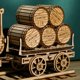 thumbnail image 4 of Kit Modelo de Madera para Construir, Camión Barril de Vino, Rompecabezas 3D de Madera, Madera para Adultos, 4 of 5