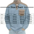 thumbnail image 2 of Yteetum Long Sleeve Polos Shirts for Men Oversized Quarter Button Turndown Collar Waffle Weave Corduroy Long Sleeve Golf Shirt Mens Casual Colorblock Half Button Lapel Regular Fits Comfy T Shirts Top, 2 of 7