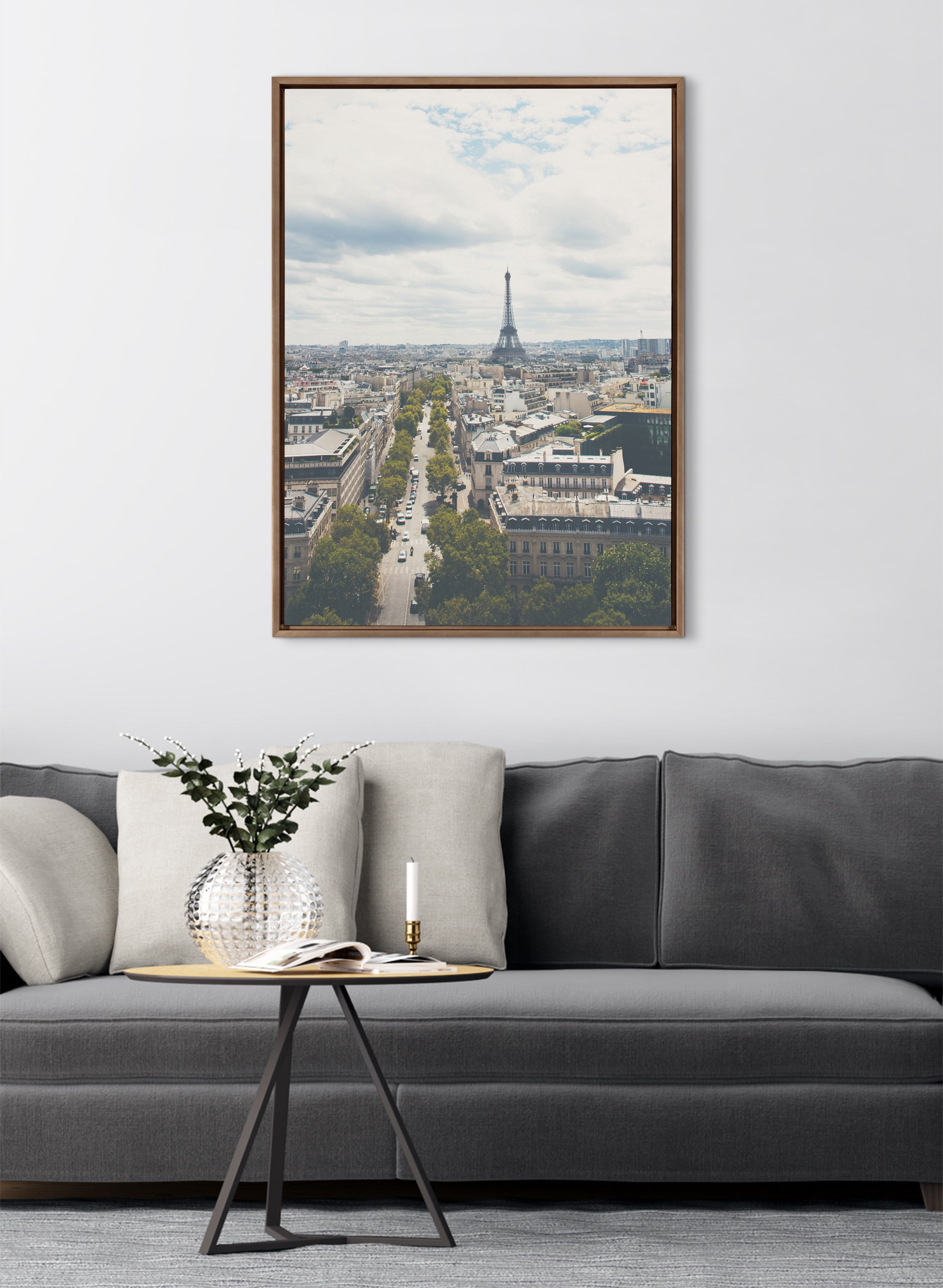 Kate and Laurel Photography Framed Painting, 28 in x 38 in