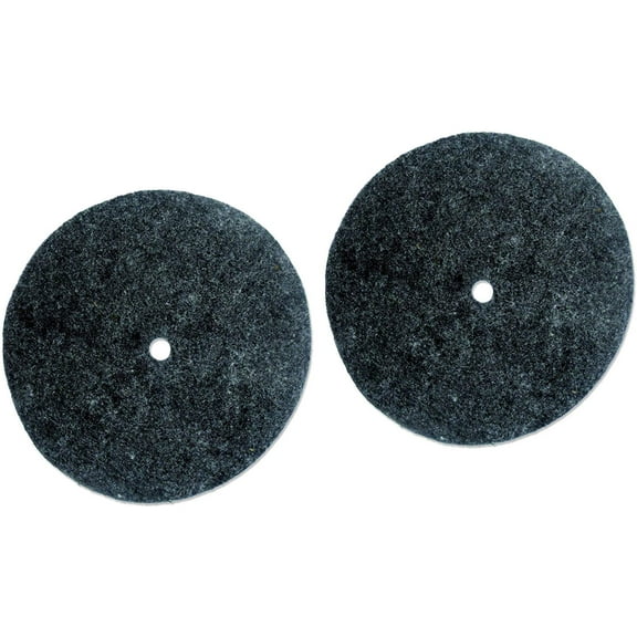 Replacement Part For Koblenz Genuine Felt Buffing Pads Pack of Two Pads and Two Plastic Retainers # 4501037