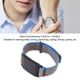 thumbnail image 3 of BIMZUC Replacement Watch Strap Fit For WHOOP 4.0 Breathable Adjustable Nylon Sport Wristband, Blue Gray, 5.5-8.7 inches / 14-22 cm, 3 of 9