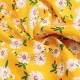 thumbnail image 7 of Zpanxa Toddler Girl Outfits Princess Dresses, Baby Girls Long Sleeve One-Piece Floral Print Skirt Casual Dress, Cotton Dresses Yellow (6-9 Months), 7 of 7