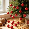 thumbnail image 6 of Christmas Decorations Clearance – 50 PCS Christmas Ornaments Set, Shatterproof Christmas Tree Balls Ornaments, Christmas Ball Hanging Decor for Xmas Tree Home Indoor Outdoor Party (Red), 6 of 9