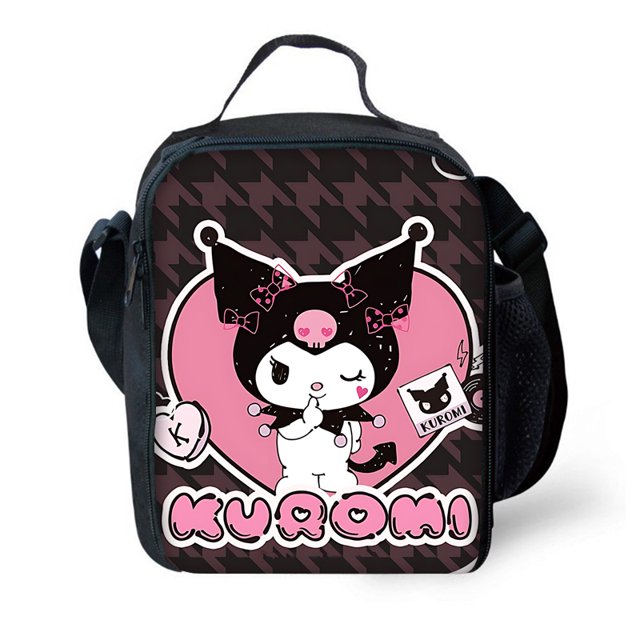 Mochila escolar de Anime Kuromi para niños y niñas, bolsa de almuerzo, bolsas de lápices, mochilas escolares, el mejor regalo