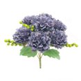 thumbnail image 3 of Centro de mesa de flores artificiales, mesa para el hogar, decoración floral, banquete de boda, tela de seda, flor falsa, gris púrpura Advancent HA6703-07B, 3 of 6