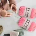 thumbnail image 4 of Crochet Yarn under $5! Xqxayjr 5-Ply Milk Cotton Yarn for Crochet, DIY Knitting Thread for Baby Clothes, Soft Acrylic Wool Ball for Handcraft, 325m Craft Yarn for Beginners, 4 of 6