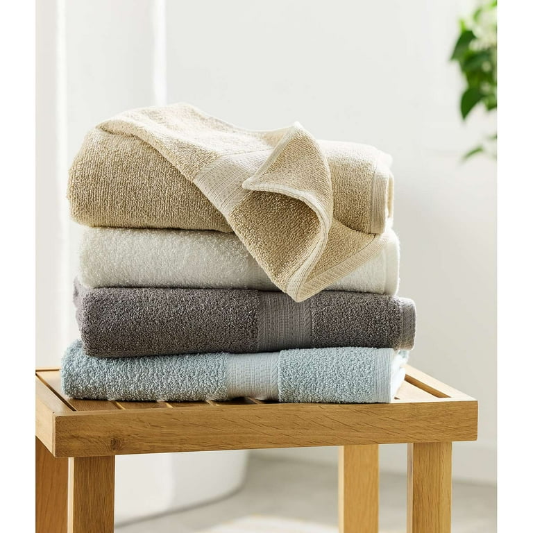 The Big One Solid Bath Towel - Blue - Walmart.com