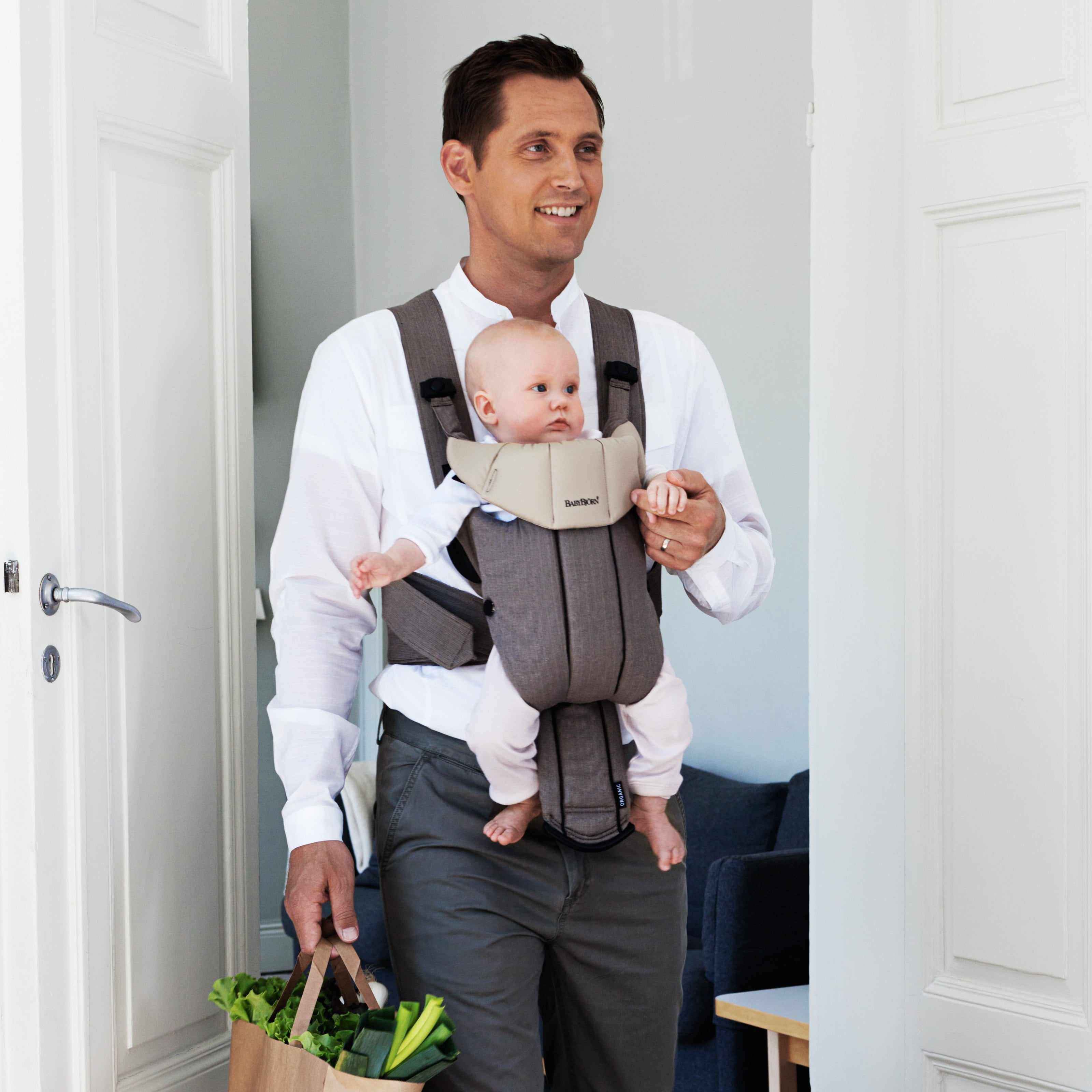 baby bjorn carrier organic walnut