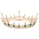thumbnail image 2 of KAKOWELY 1 corona de novia de cristal de cobre antiguo de forma redonda de estilo barroco., 2 of 5