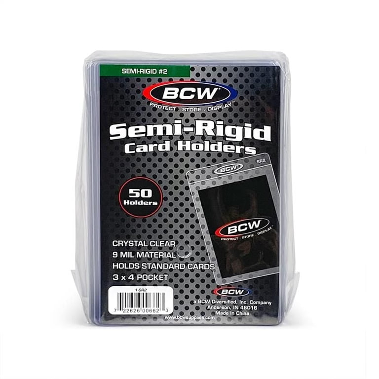 BCW Semi-Rigid Card Holder #2 (50) BCW Semi-Rigid Card Holder #2 (50)