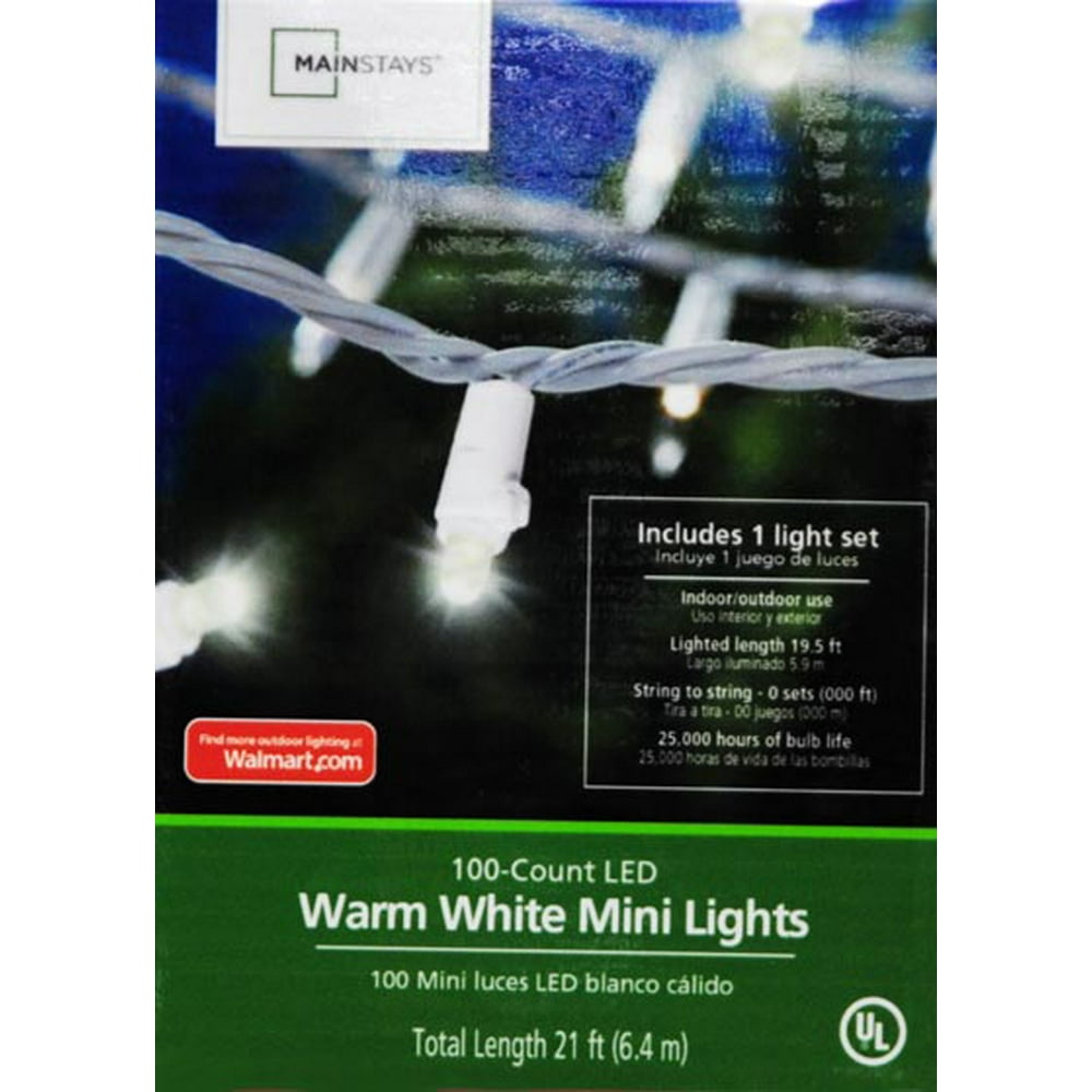 100CT LED LIGHTS WHT