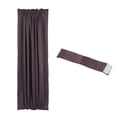 thumbnail image 1 of Unique Bargains Rideau Occultant pour Porte, 54'L x 72'H Rideau de Porte-Fenêtre 1 Panneau, Marron, 1 of 7
